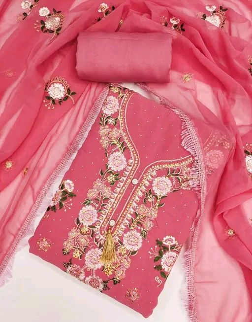 GEORGETTE WORK DRESS MATERIAL