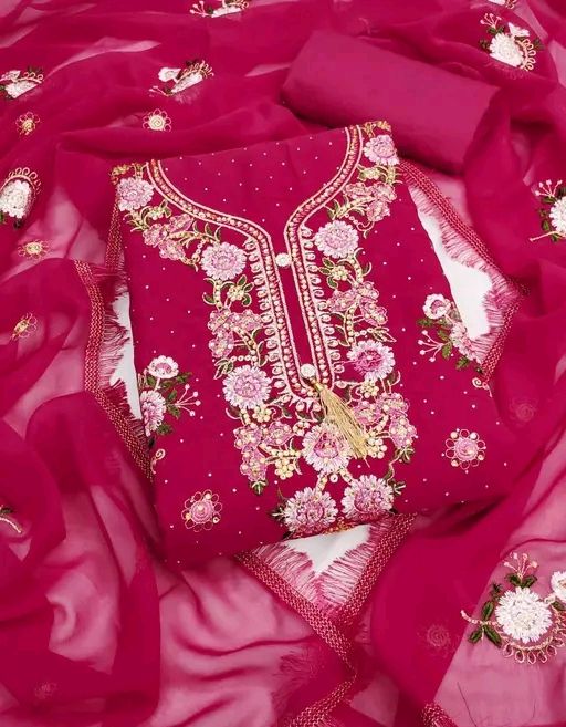 GEORGETTE WORK DRESS MATERIAL
