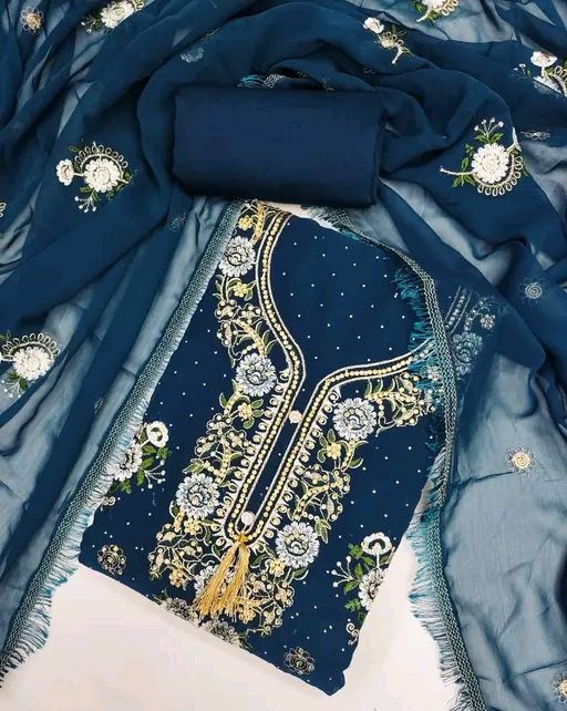 GEORGETTE WORK DRESS MATERIAL