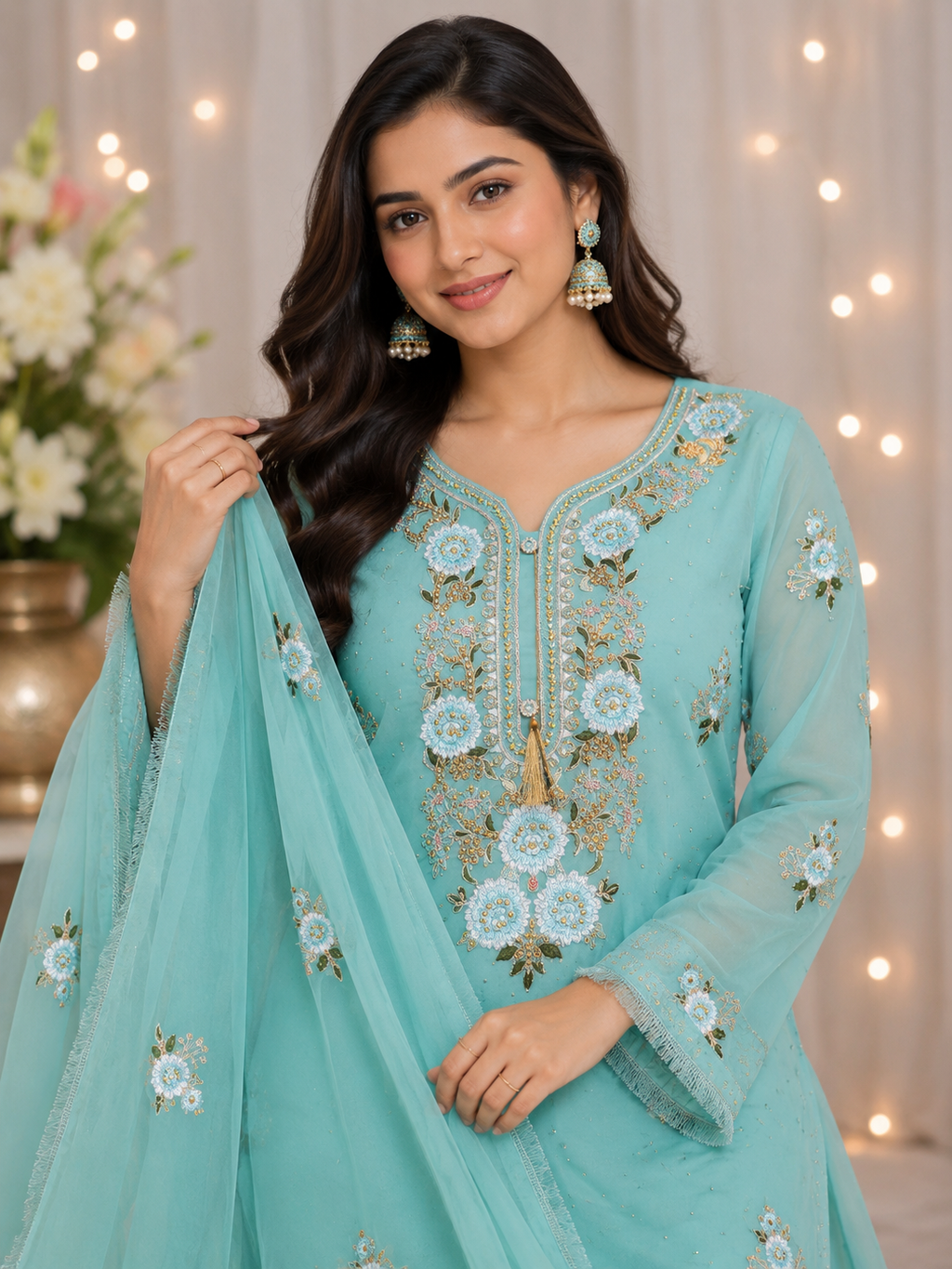 GEORGETTE WORK DRESS MATERIAL