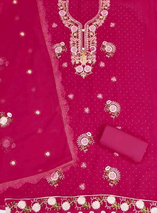 GEORGETTE WORK DRESS MATERIAL